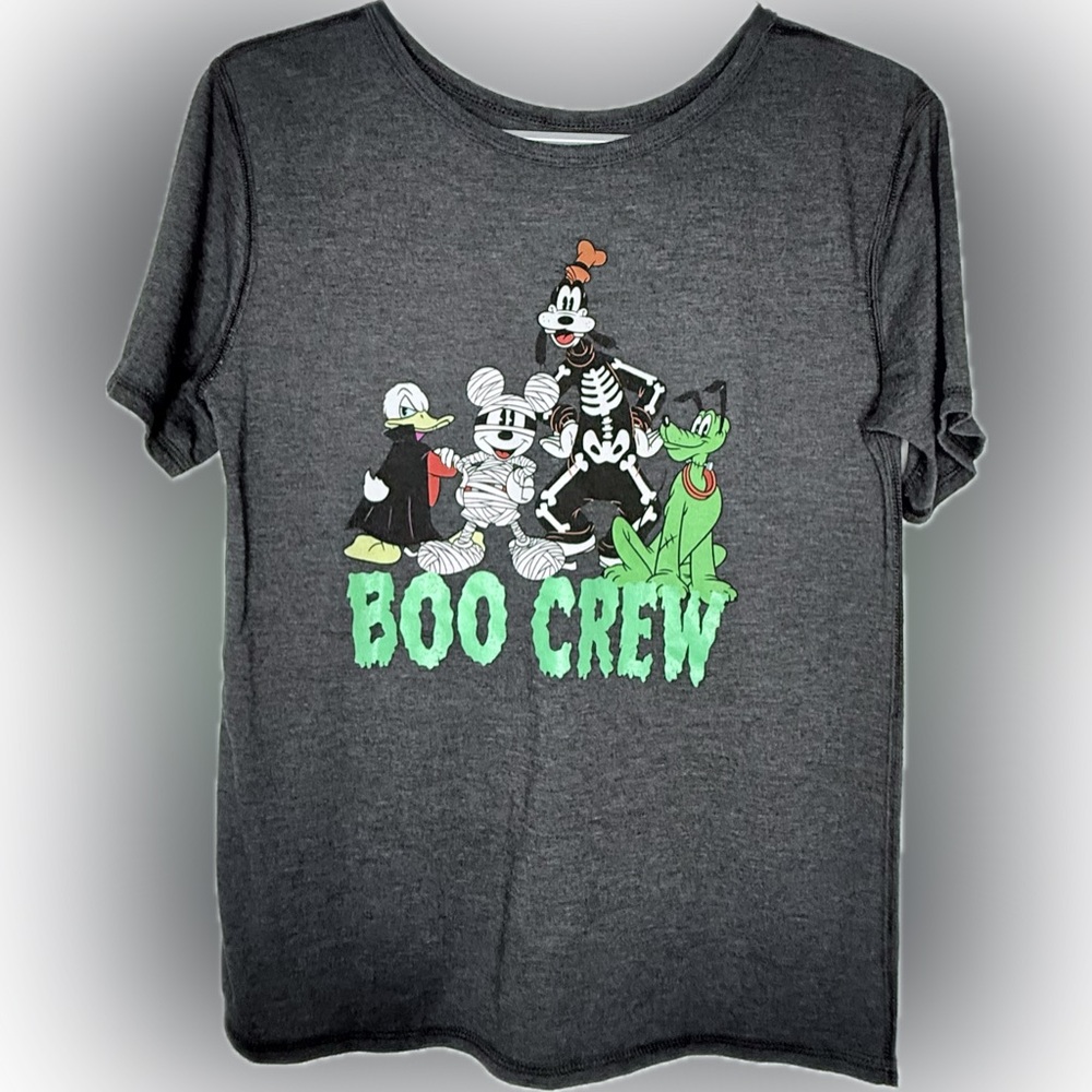 Disney Parks 'Boo Crew' Halloween T-Shirt Girls Size XL (14)